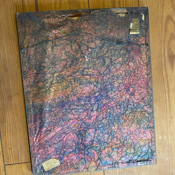 Framed Blue and Gold Wall Art - Picture 7 of 8